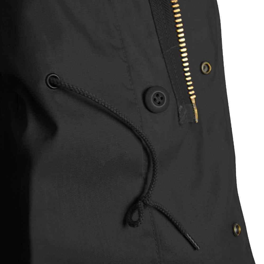 Куртка ALPHA IND M-65 Black без подстежки