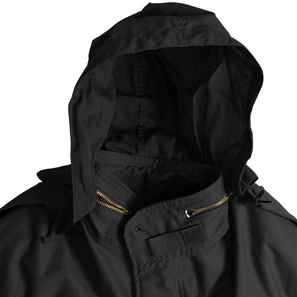 Куртка ALPHA IND M-65 Black без подстежки