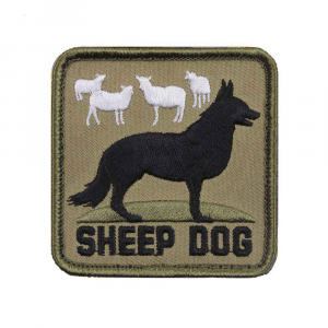 Нашивка Rothco "Sheep Dog" Morale Patch
