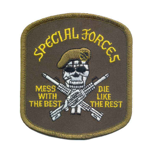 Нашивка Rothco "Special Forces Mess wtih the Best" Patch