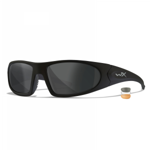 Баллистические очки Wiley-X ROMER 3 Grey/Clear/Light Rust Lens Black Frame - 1006