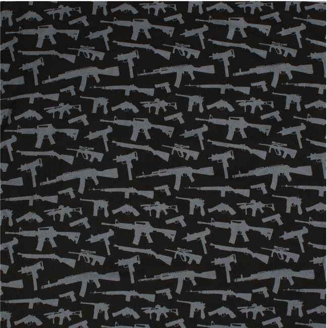 Бандана Rothco Gun Pattern Black
