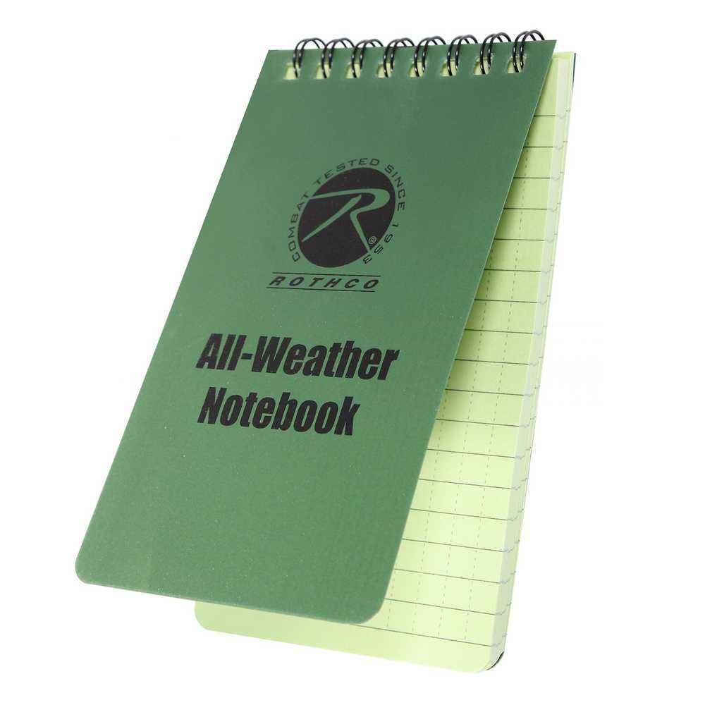 Блокнот Rothco All Weather Waterproof Notebook 8x13
