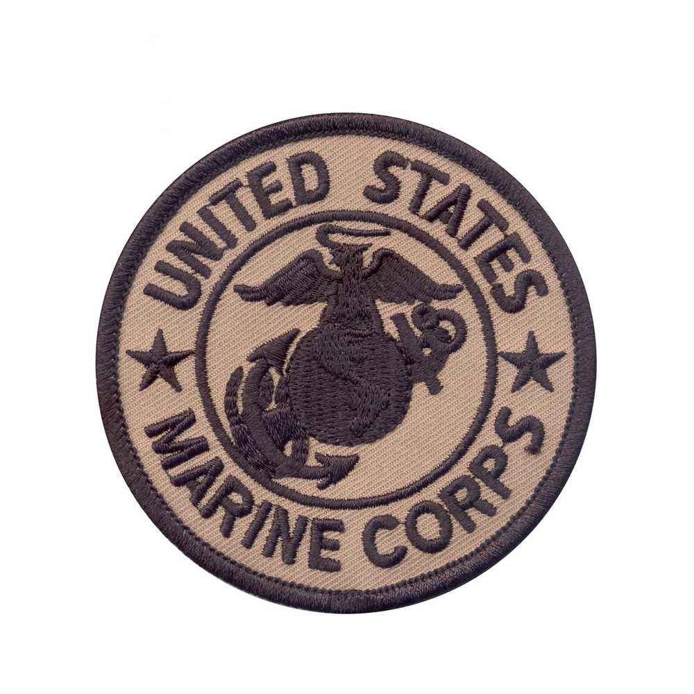 Нашивка Rothco "Marine Corps" Patch - Coyote Brown