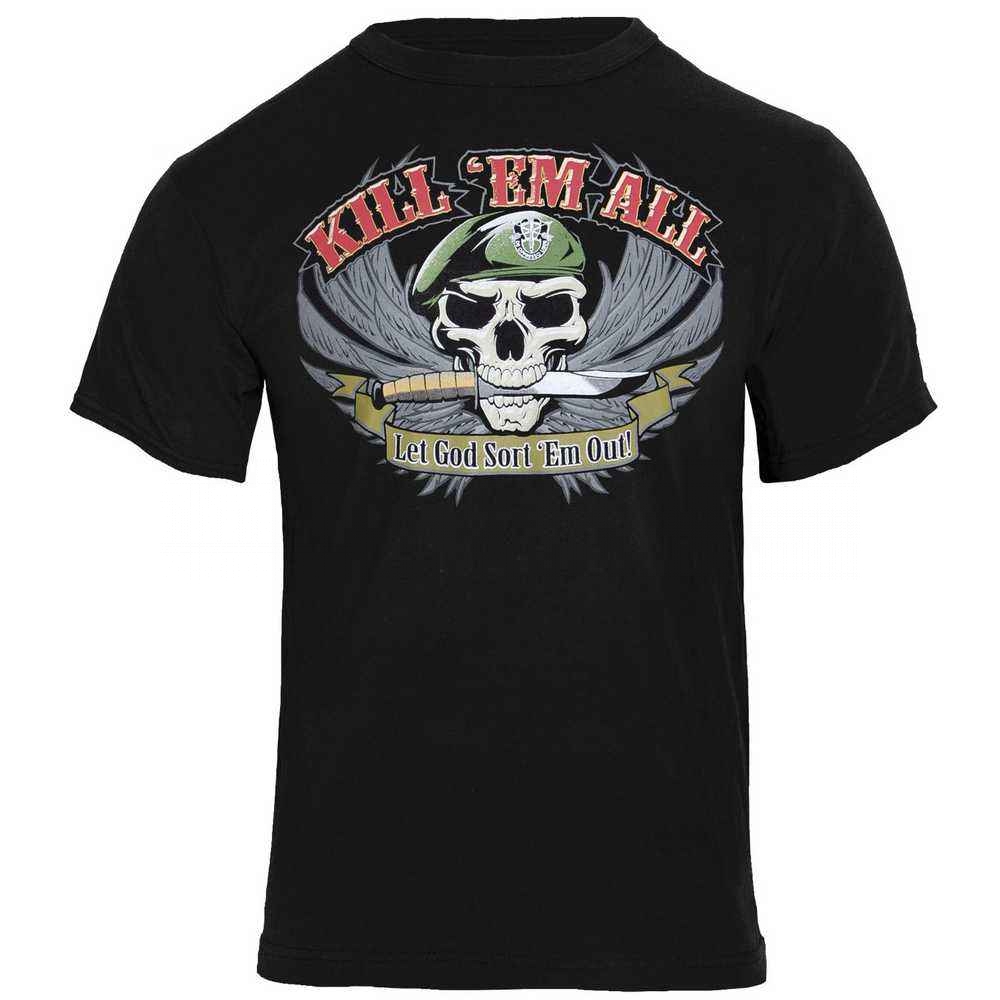 Футболка Rothco "Kill 'Em All" T-Shirt Black