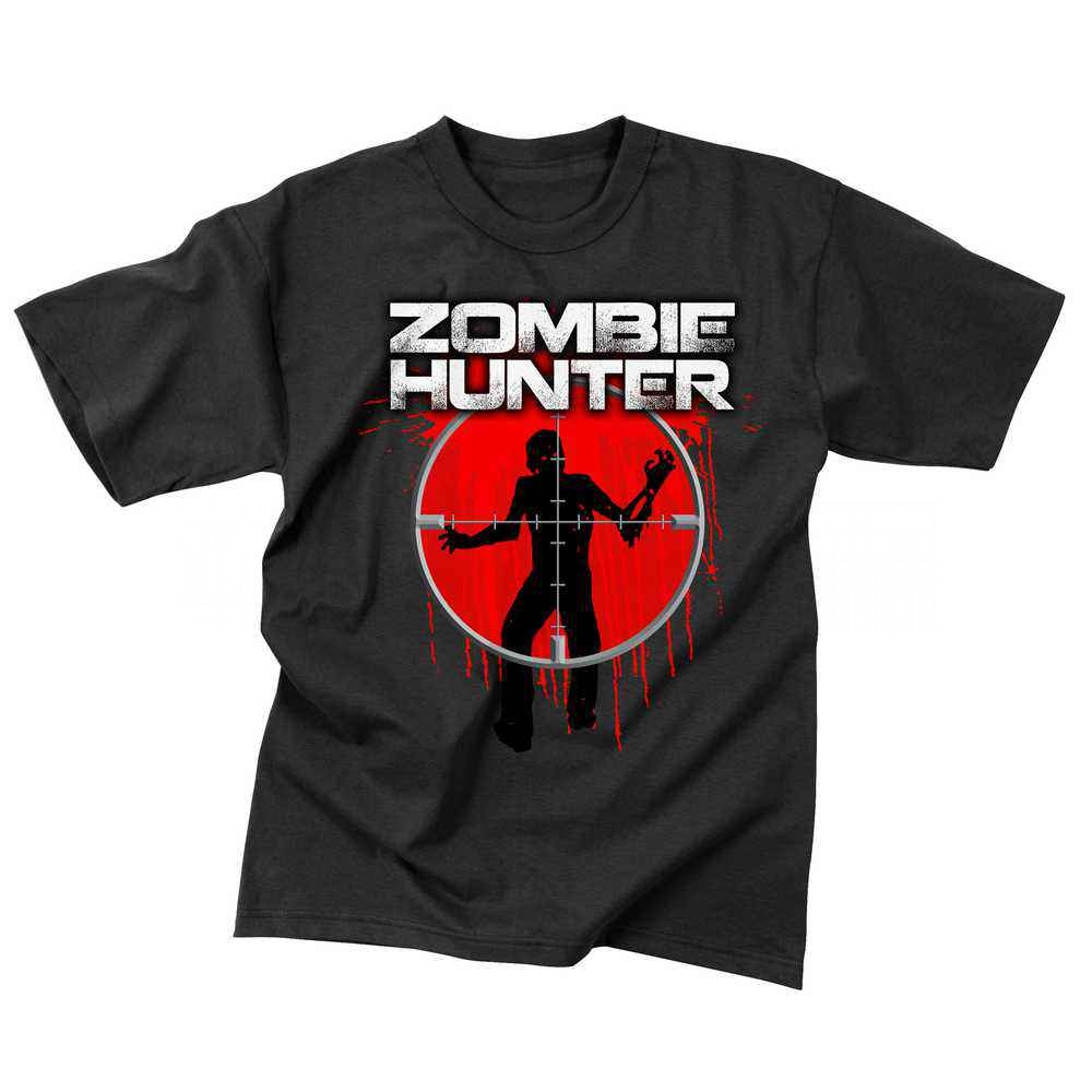 Футболка Rothco Vintage "Zombie Hunter" T-Shirt Black