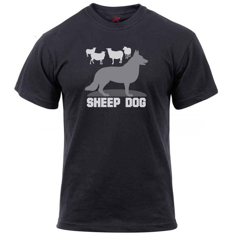 Футболка Rothco "Sheep Dog" T-Shirt Black