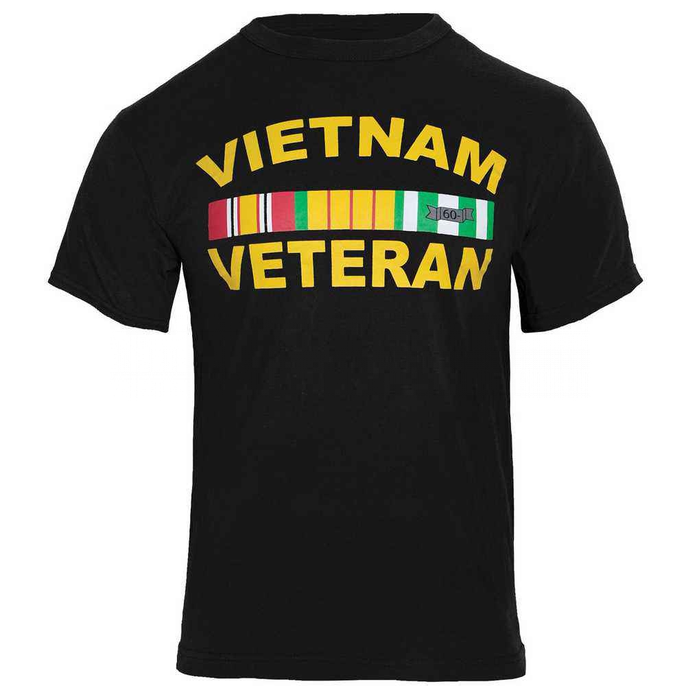 Футболка Rothco "Vietnam Veteran" T-Shirt Black