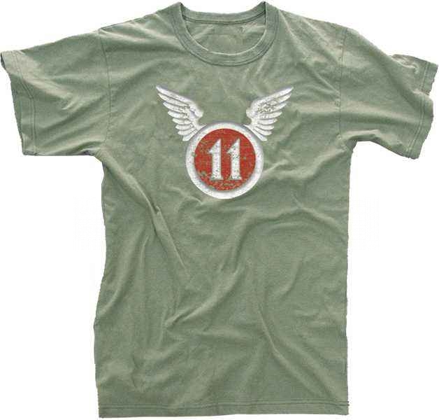Футболка Rothco Vintage "11th Airborne" T-Shirt Olive