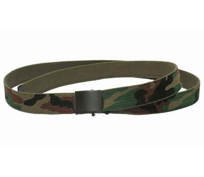 Ремень брючный Rothco Military Web Belts Woodland/OD